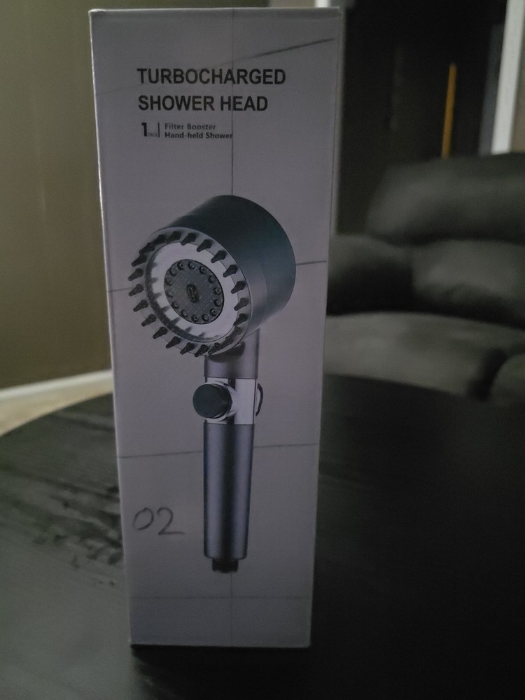 High Pressure Filter Shower Head with 3 Modes Massage Brush Eco Gift