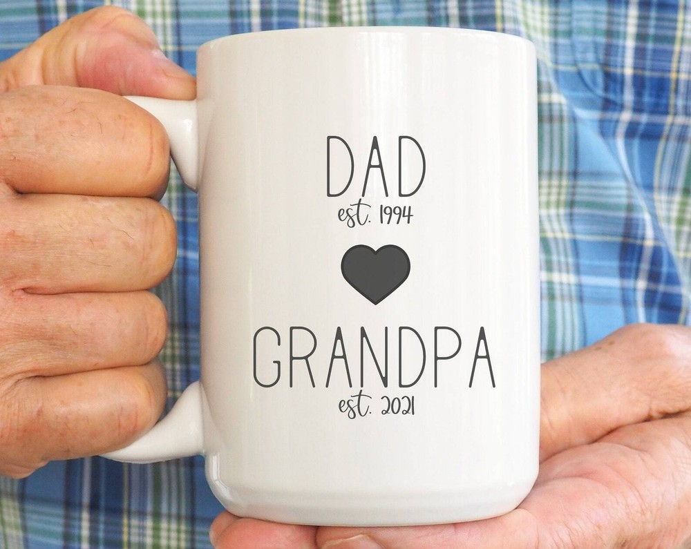 Personalized New Grandpa Mug Dad Grandpa Mug First Time Grandpa Gift Future