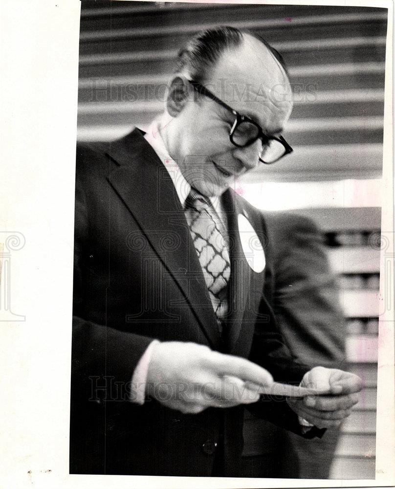 1974 Press Photo Michigan State Lottery - dfpb66043