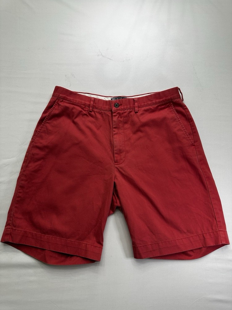 Ralph Lauren Prospect Short, Light Red, Cotton Chino Shorts 9”inseam 34 Waist