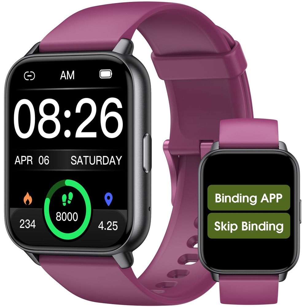 Kummel Smart Watch for Men Women, No App/Phone Required, Fitness Tracker with...