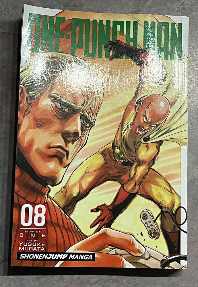 One-Punch Man Volume 8 English Manga Shonen Jump By One, Art By Yusuke Murata