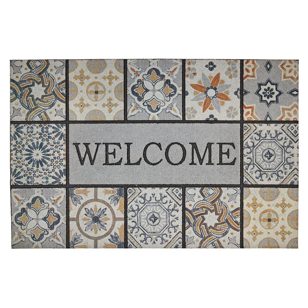 Non-Slip 2x3 All-Weather Recycled Rubber Entryway Door Mat for Outdoor Use  