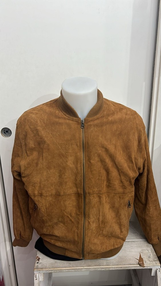 Vintage Brown Leather Jacket for Women Size 52 by Conbipel LLD428