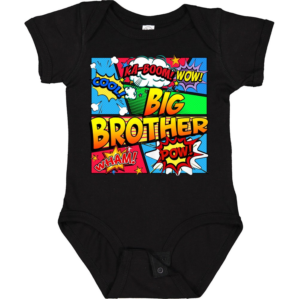 Inktastic Big Brother Comic Book Infant Creeper Superhero One-piece