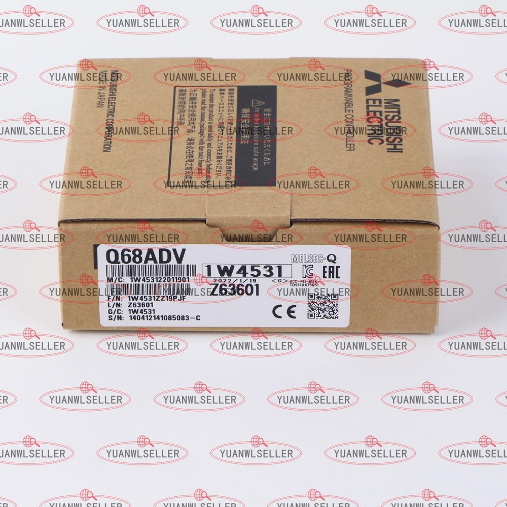 1x New Mitsubishi PLC Module Q68ADV