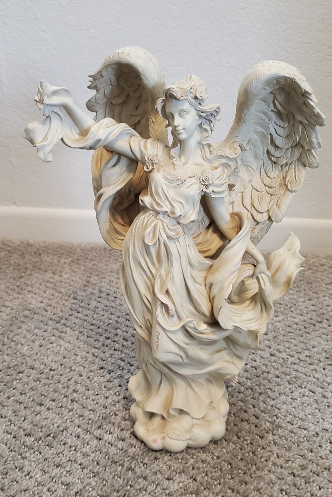 Vintage Standing Angel Statue - 11
