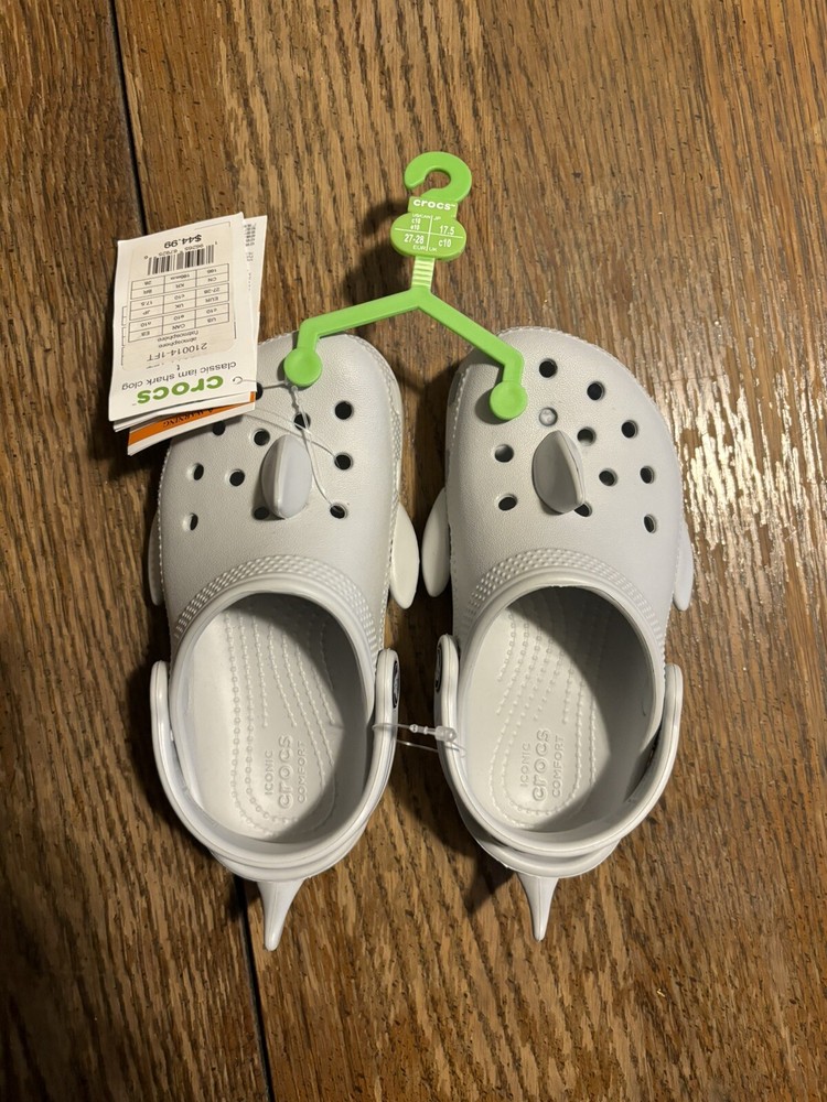 Crocs Classic I Am Shark Clog Size C10 210014