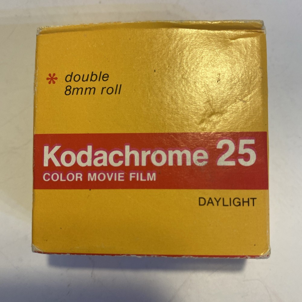 Kodak Kodachrome 25 Color Movie Film Daylight Double 8mm Roll KM459 Seal Ex 2/83