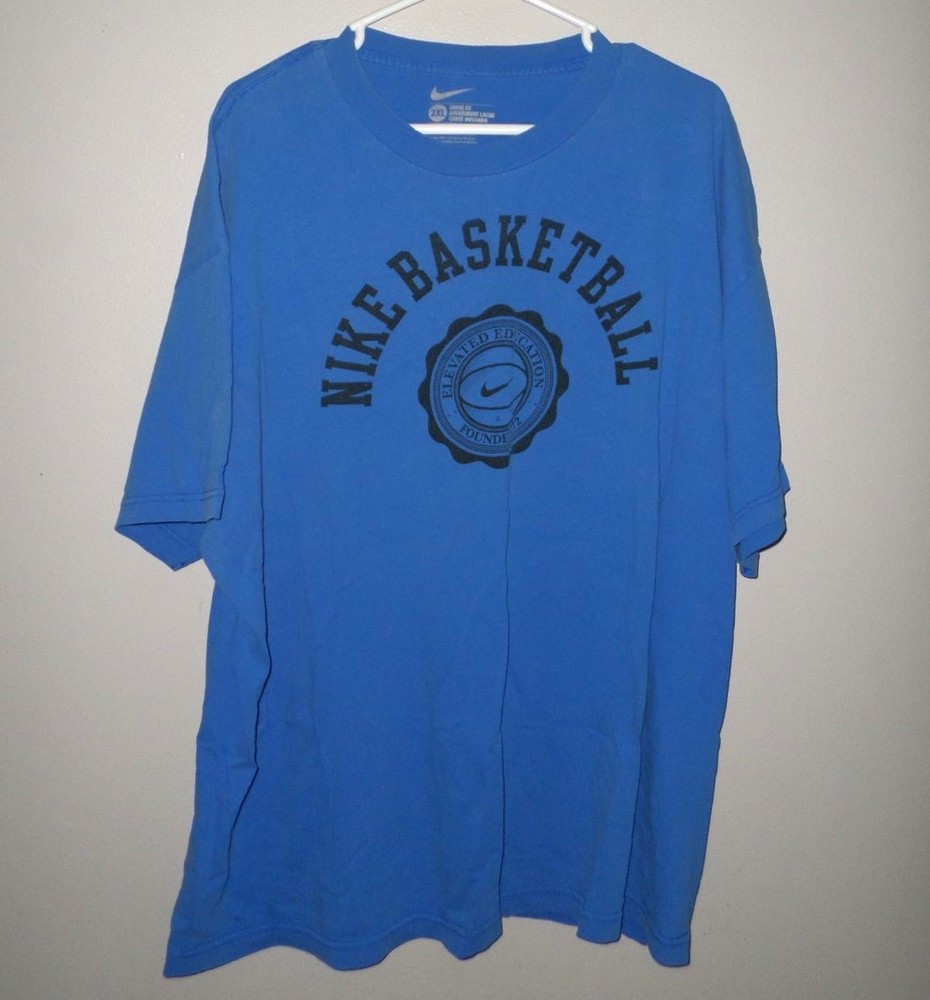 Nike Basketball Throwback Tee 2XL Vintage 1972 Seal Design