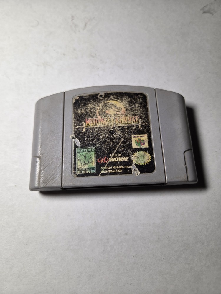 Mortal Kombat 4 (Nintendo 64 N64, 1998) Authentic Cartridge -  TESTED