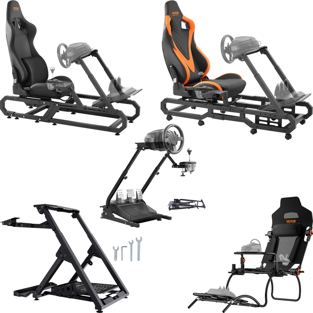 Racing Sim Cockpit Steering Wheel Stand Adjustable for Logitech G923 G920 G29