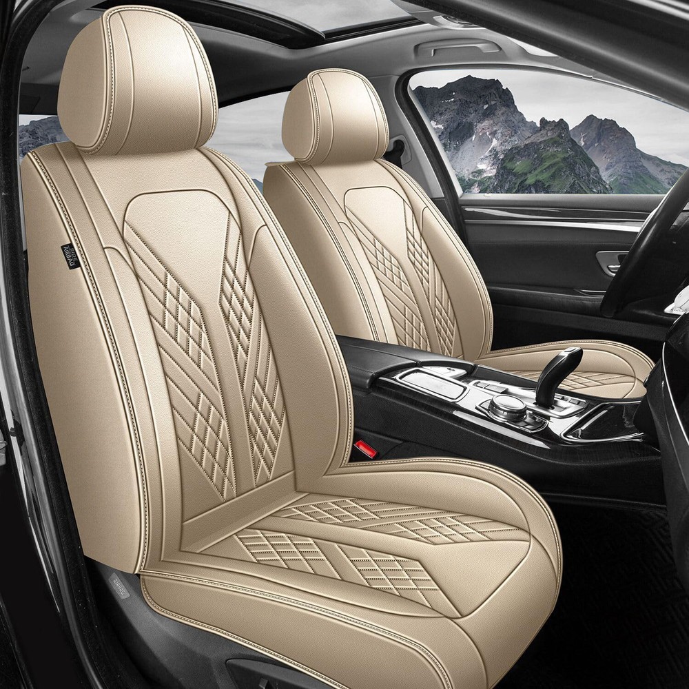 For Honda Accord 2007-2017 PU Leather Car 5-Seat Cover Front & Rear Cushion Pad