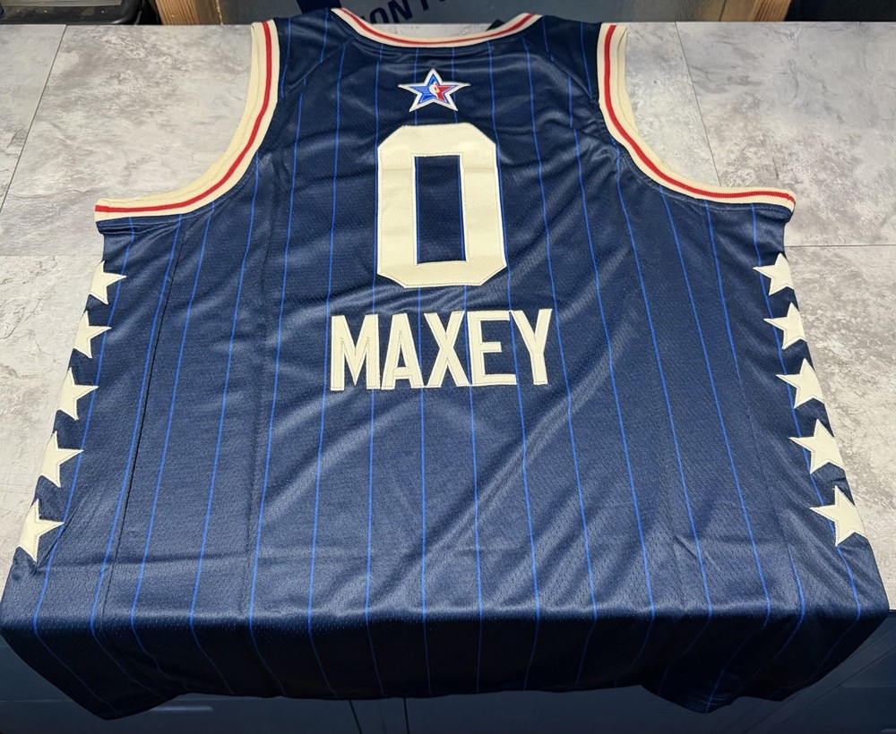 NWT Men’s 2023-2024 Tyrese Maxey All Star 76ers Sixers Jersey Size Medium