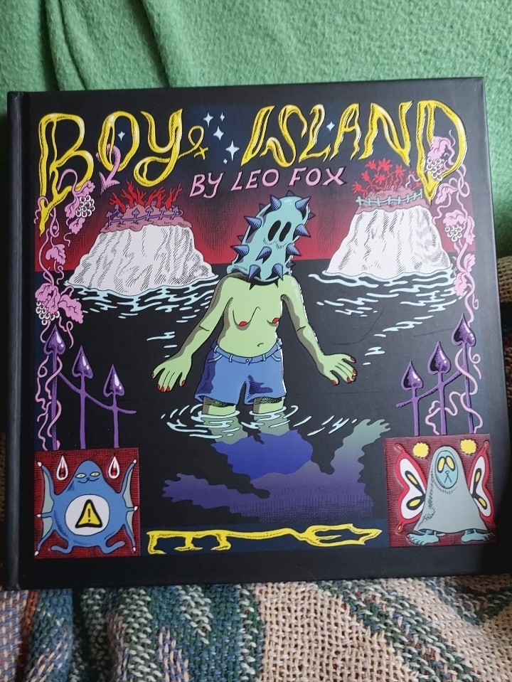 Leo Fox Boy Island Hardcover Book with Decorative Cards