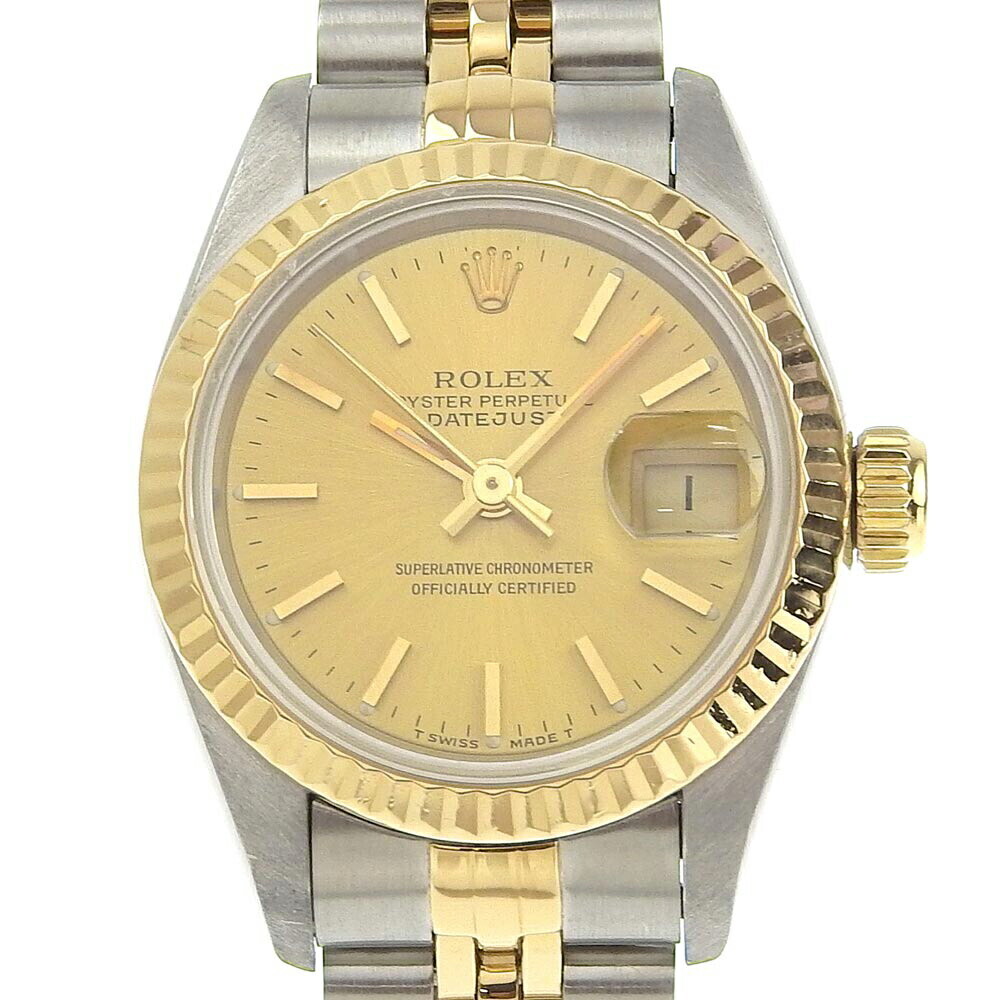 LADIES ROLEX DateJust 69173 WRISTWATCH STAINLESS 18K GOLD 2023OH