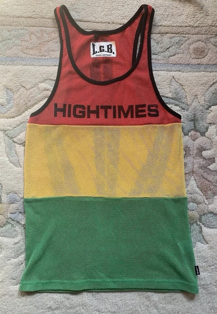 Le Grand Bleu (L.G.B)  High times Rasta Tank Top. Limited Time Offer.-image