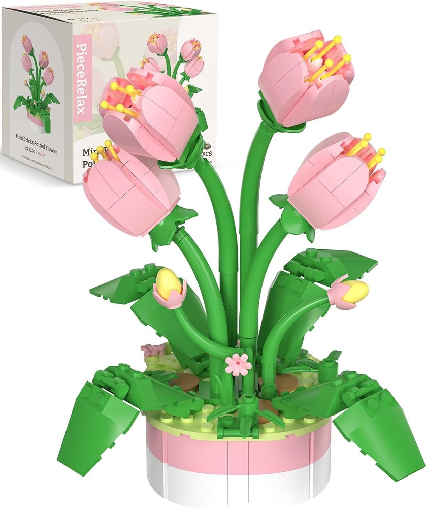 LEGO Icons Orchid Artificial Plant, Building Set with Flowers, Home Décor Gift f