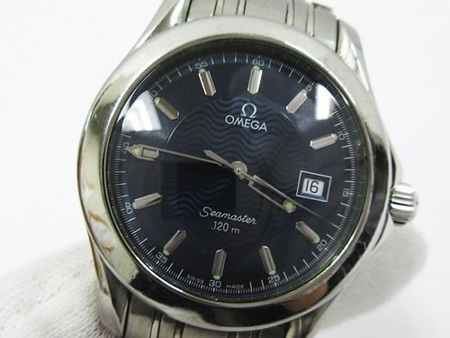 OMEGA Seamaster 120M Quartz 36mm Navy Dial Mens Watch Ref 2511.81