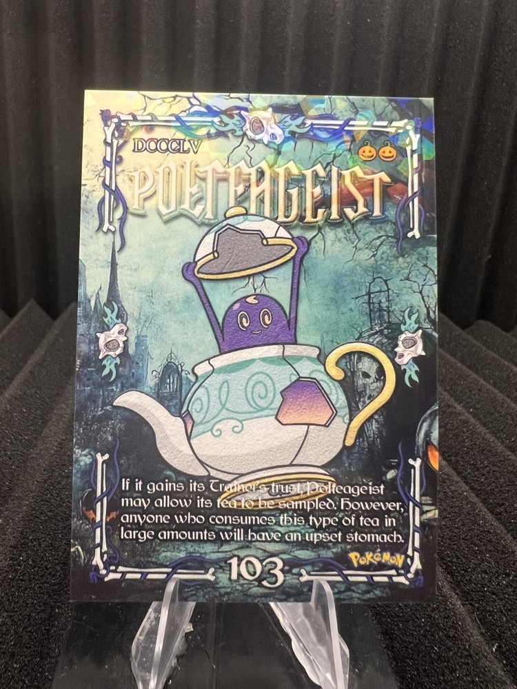 Polteageist #103 - Cracked Ice Holo - Prisma Trick or Treat Cards - Pokemon