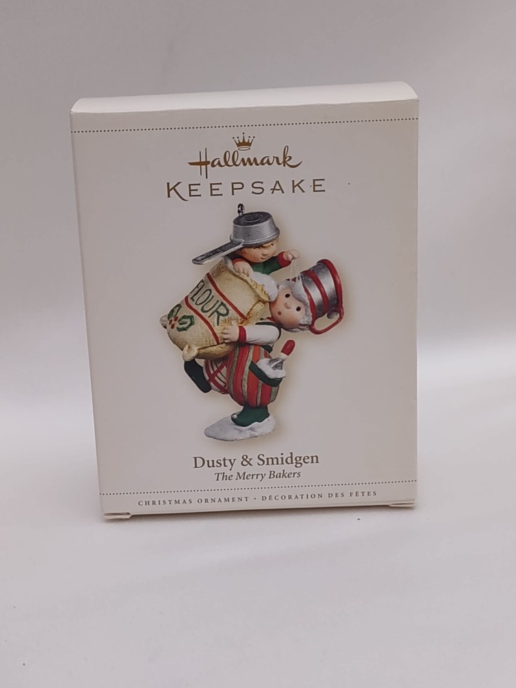 2006 Hallmark Keepsake Ornament DUSTY & SMIDGEN The Merry Bakers Holiday Collectible