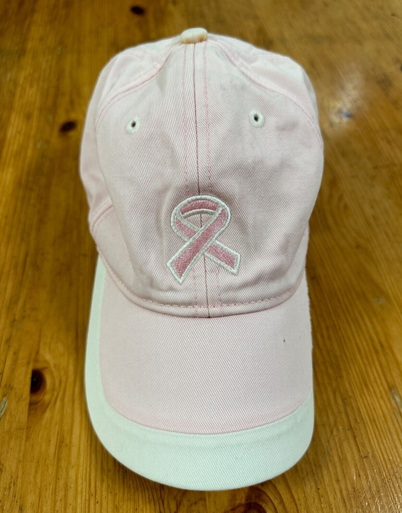 New Balance Hat Pink Cotton Breast Cancer Awareness adjustable Women OS
