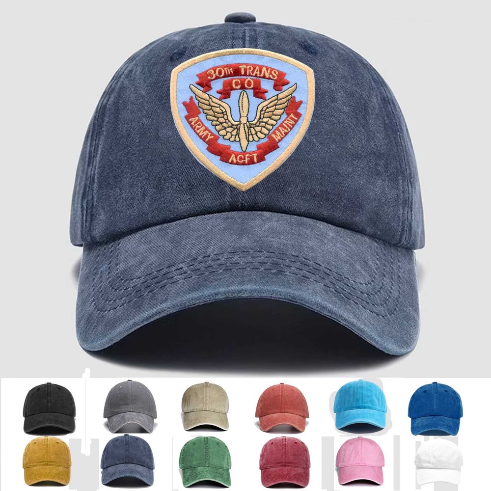 Custom Embroidered Hat 30th Aviation Transportation Company ACFT Maintenance