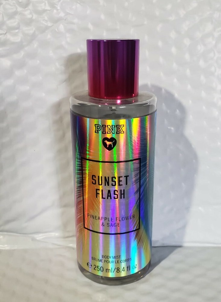 VICTORIA'S SECRET PINK SUNSET FLASH BODY MIST 8.4 fl oz NEW