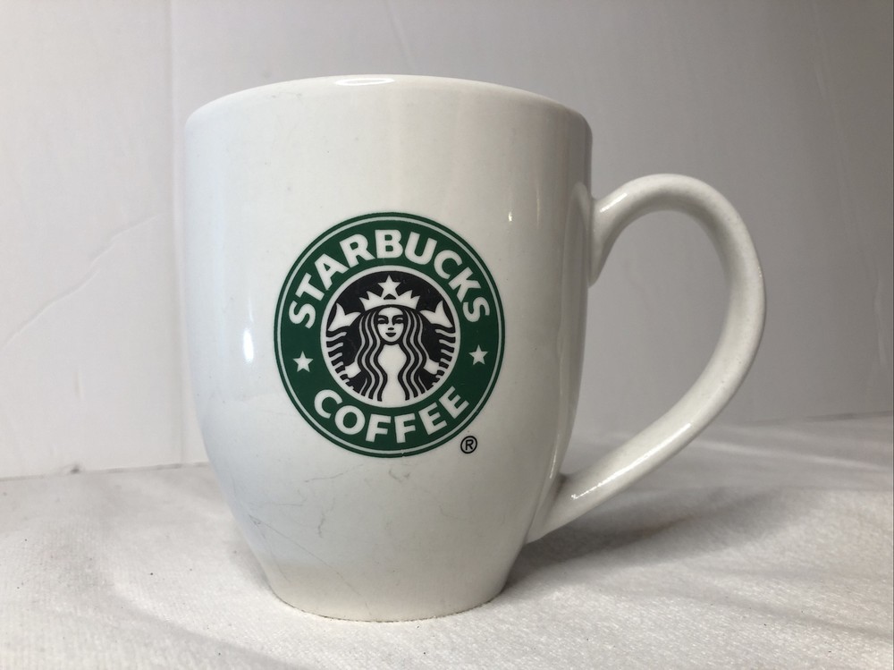 2007 Starbucks Mermaid Logo 14 oz Coffee Mugs Cups