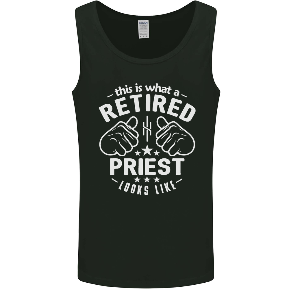 This Is What a Retired Priest Looks Like Mens Vest Tank Top