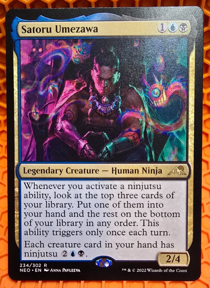 Satoru Umezawa MTG Kamigawa Neon Dynasty Regular Art Card