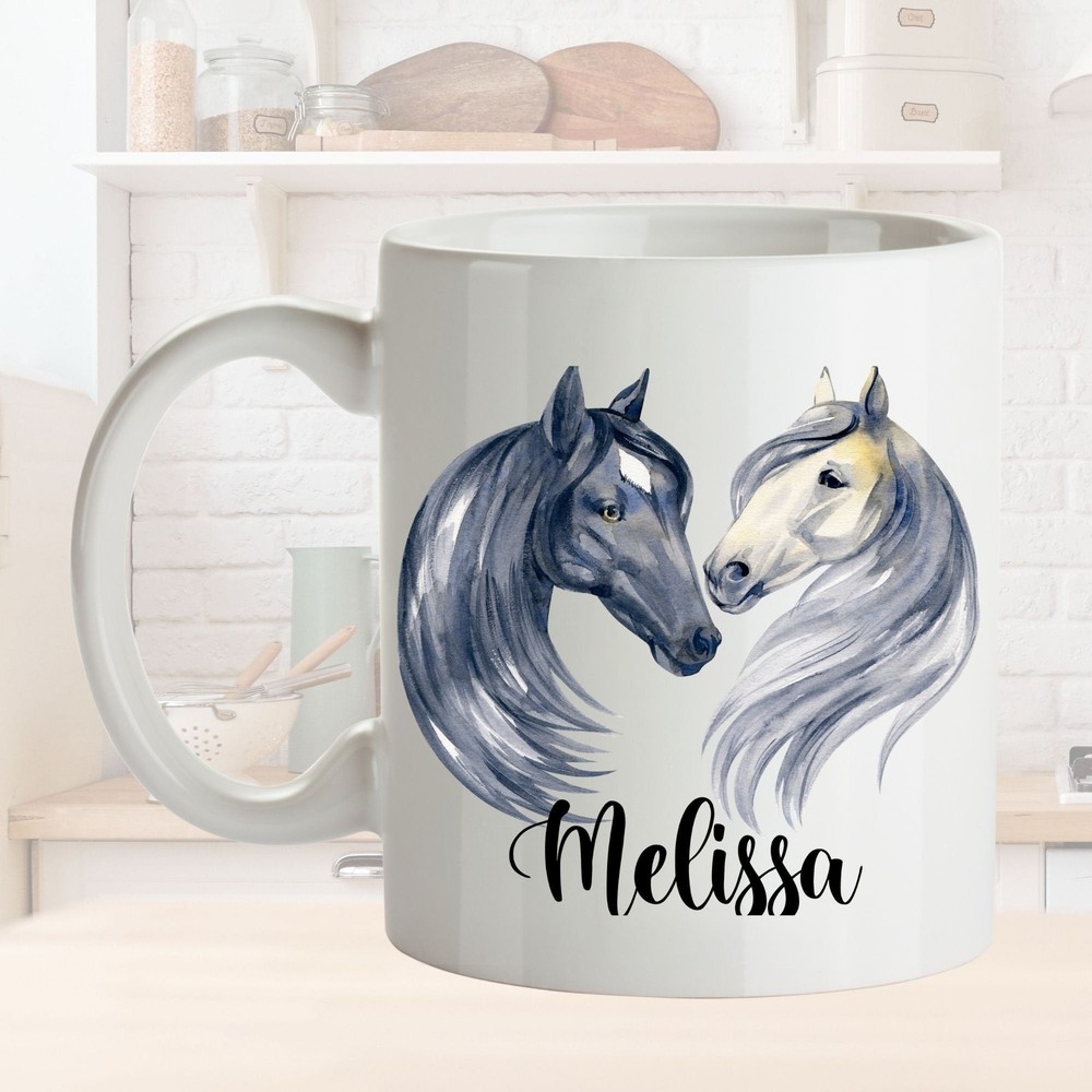 Personalized Horse Mug L Horse Lover Gift Idea L For Birthday Christmas
