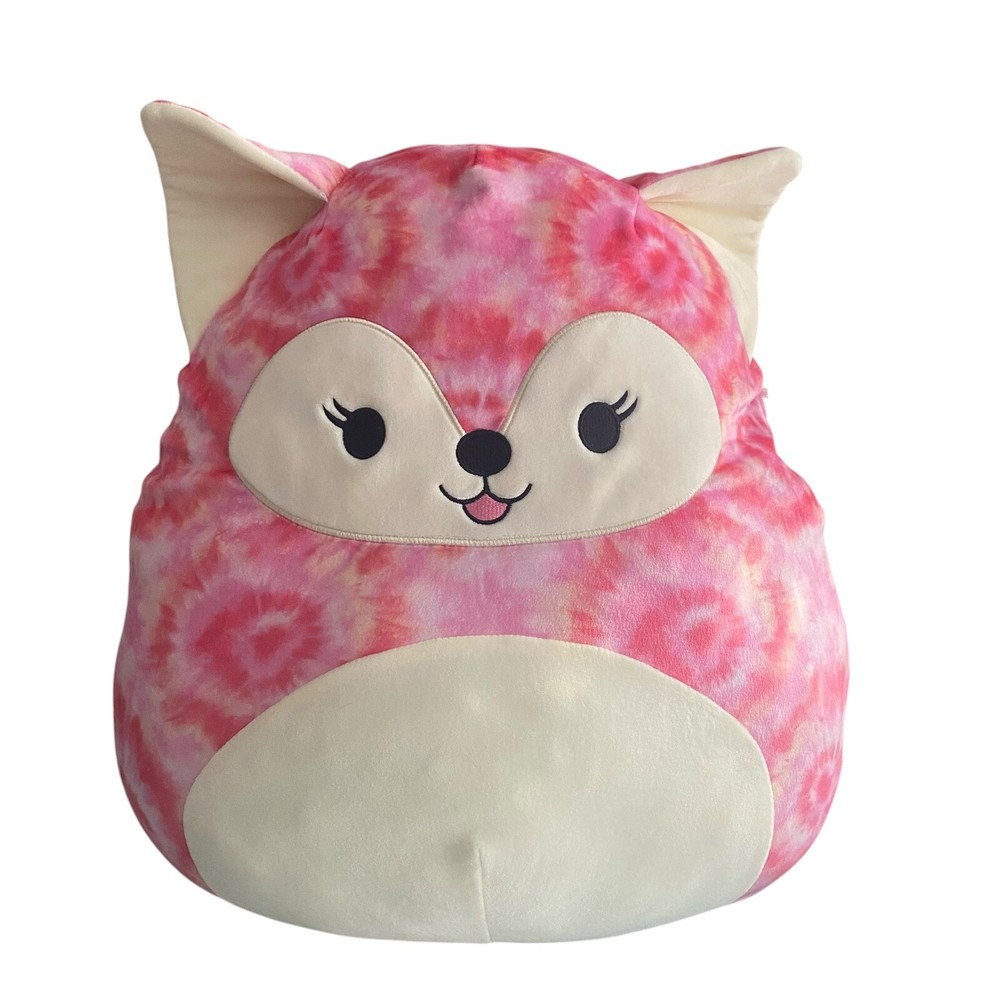 Squishmallow Kelly Toys Sabine The Fox Big 16 Inch Tie Dye RETIRED HOLIDAY