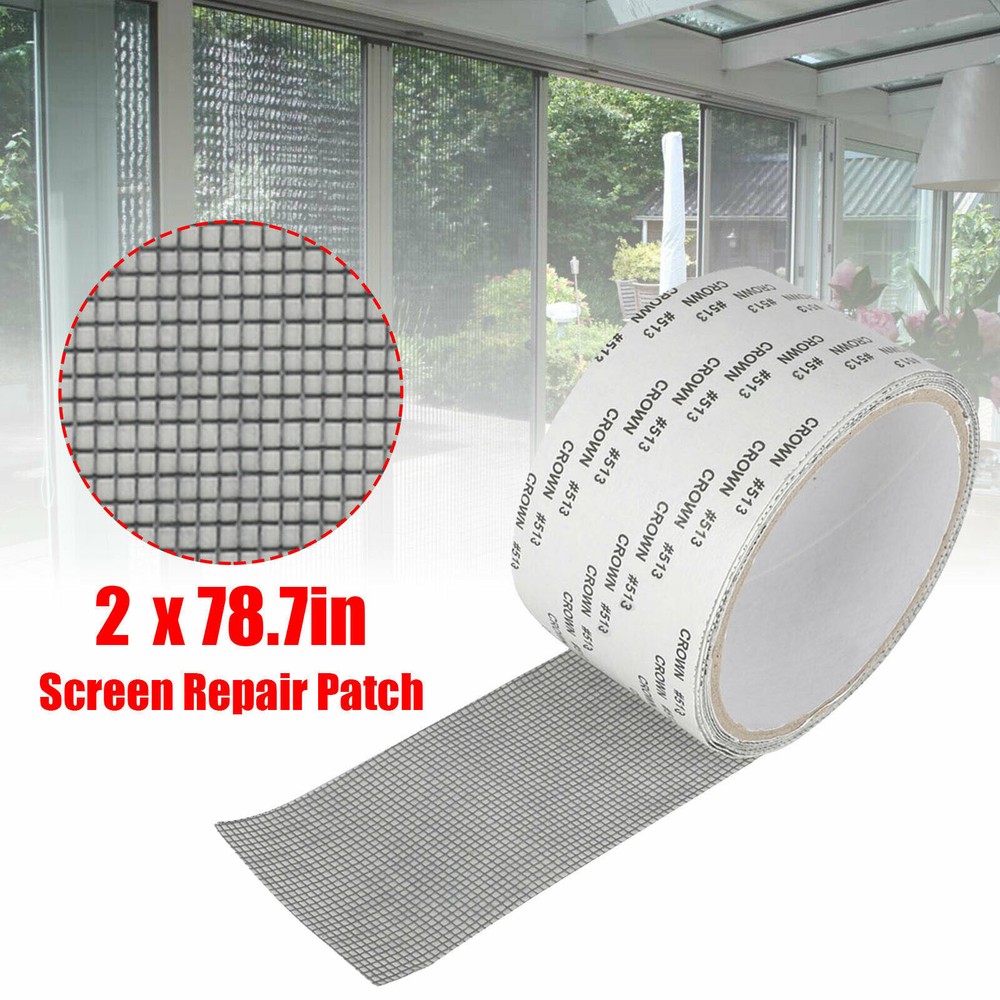 3x ClearView Window Tape Translucent Fiberglass Mesh for Invisible Repairs