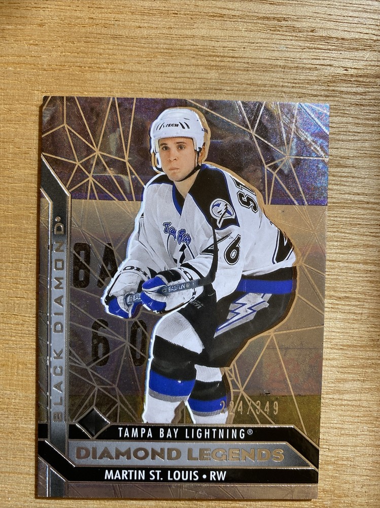 2020-21 Upper Deck Black Diamond Legends Martin St Louis #BDL-MS HOF /349 Hockey Card