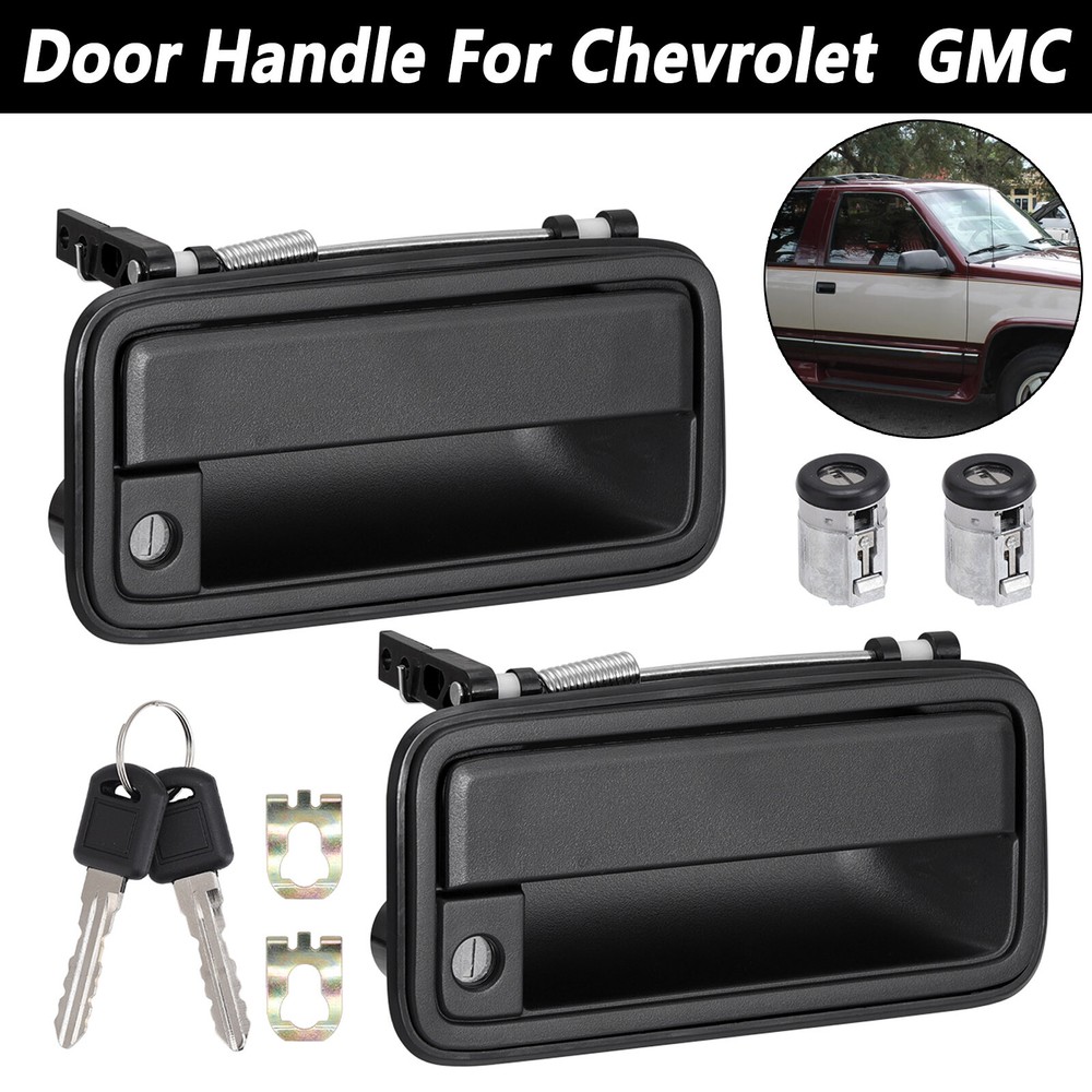 Chevrolet C1500 GMC K1500 95-00 Pickup Truck Front Door Handle Pair