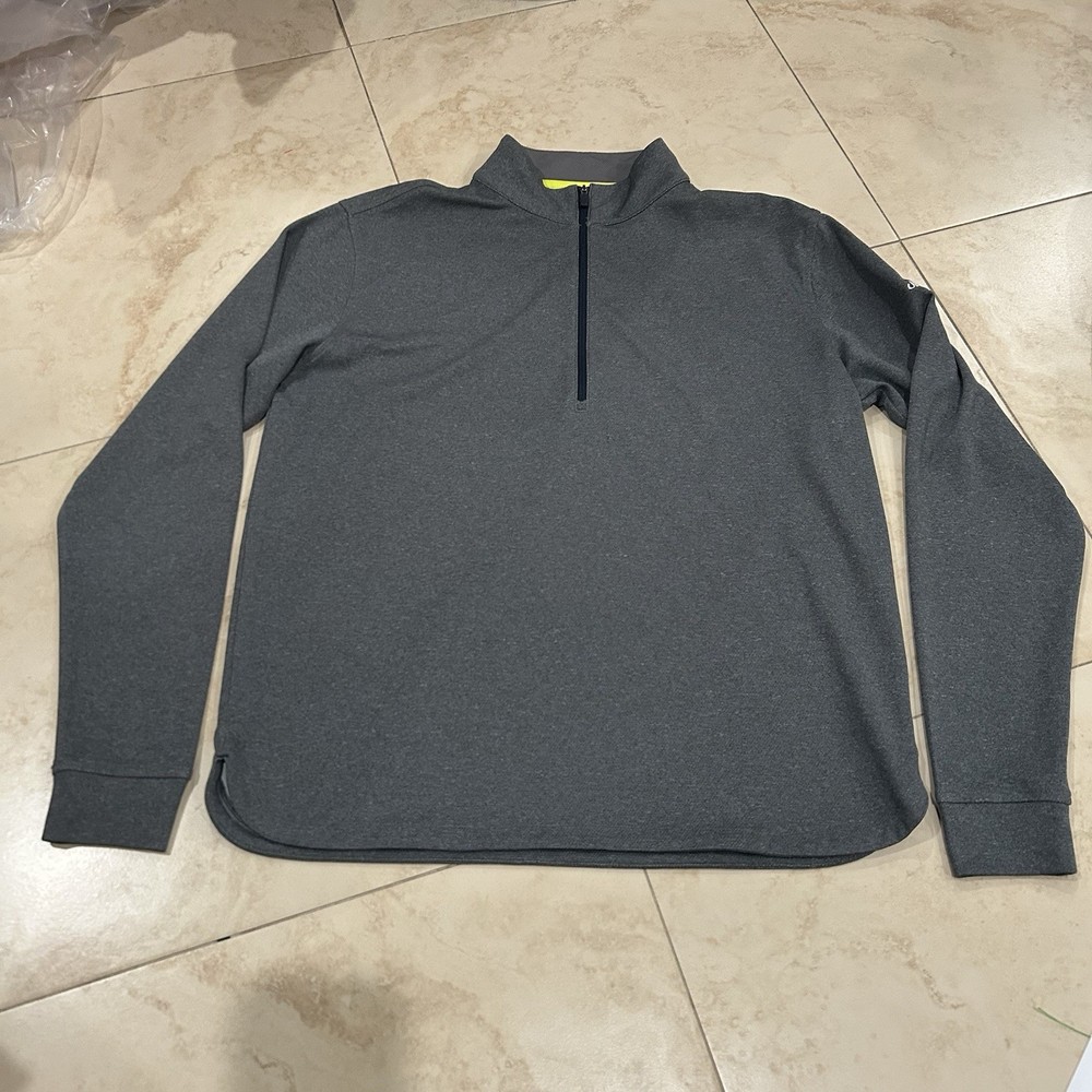 FootJoy Jacket Mens Size Medium 1/4 Zip Pullover Long Sleeve Mock Neck sweater