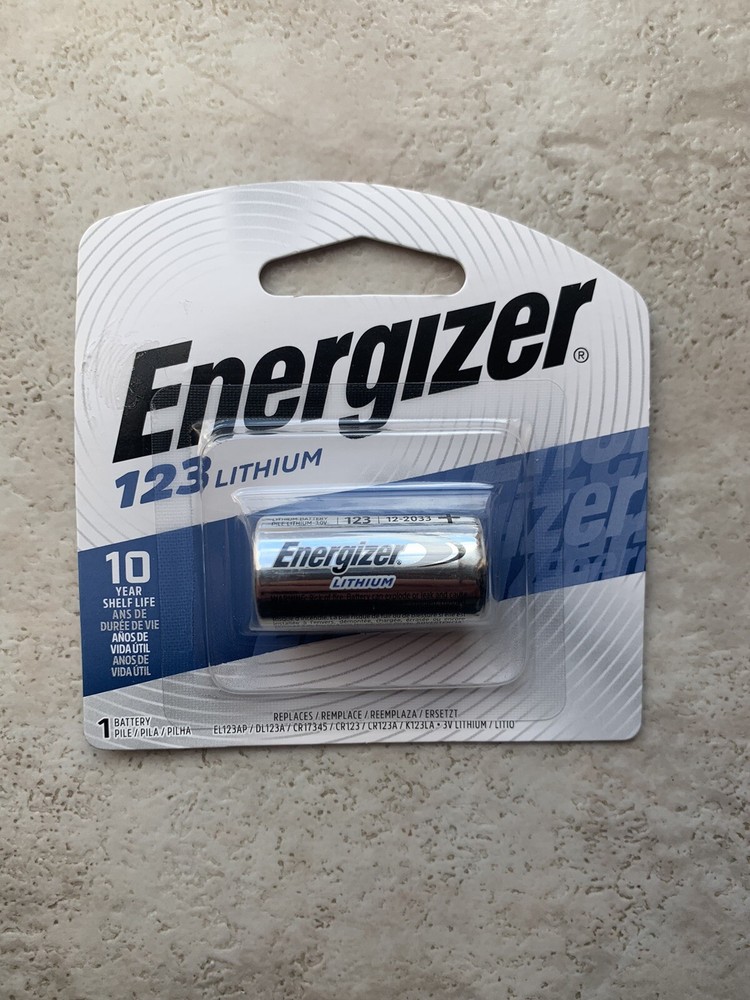 Energizer 123 Lithium Batteries - 1 Pack