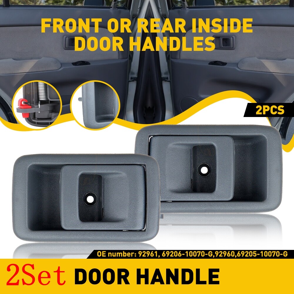 Gray Fit Toyota Tacoma Tercel 4Runner Front/Rear Door Handle LH RH 2001-2004