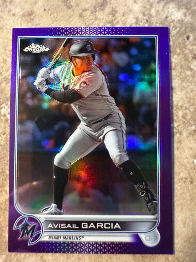 Avisail Garcia Purple Parallel 2022 Topps Chrome Update Series Card