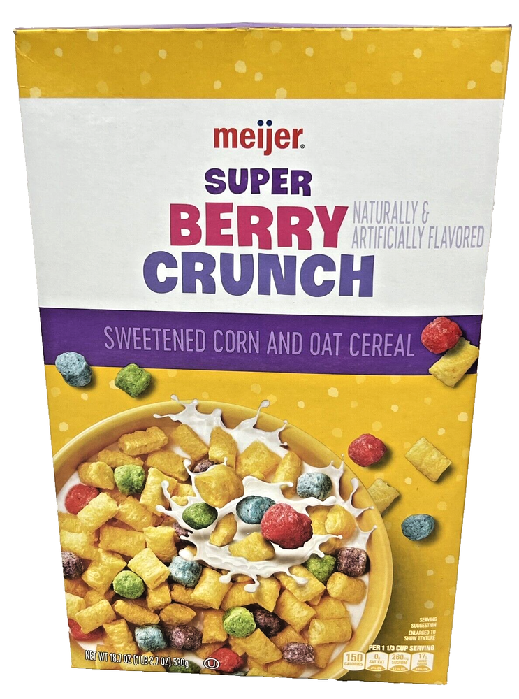 Meijer Super Berry Crunch Cereal 18.7 oz