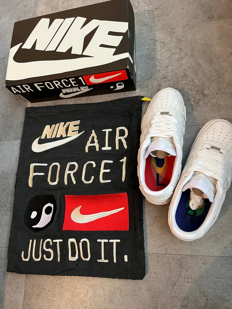 Pre-Owned Nike Air Force 1 Low Cactus Plant Flea Market White Size 8.5 2024