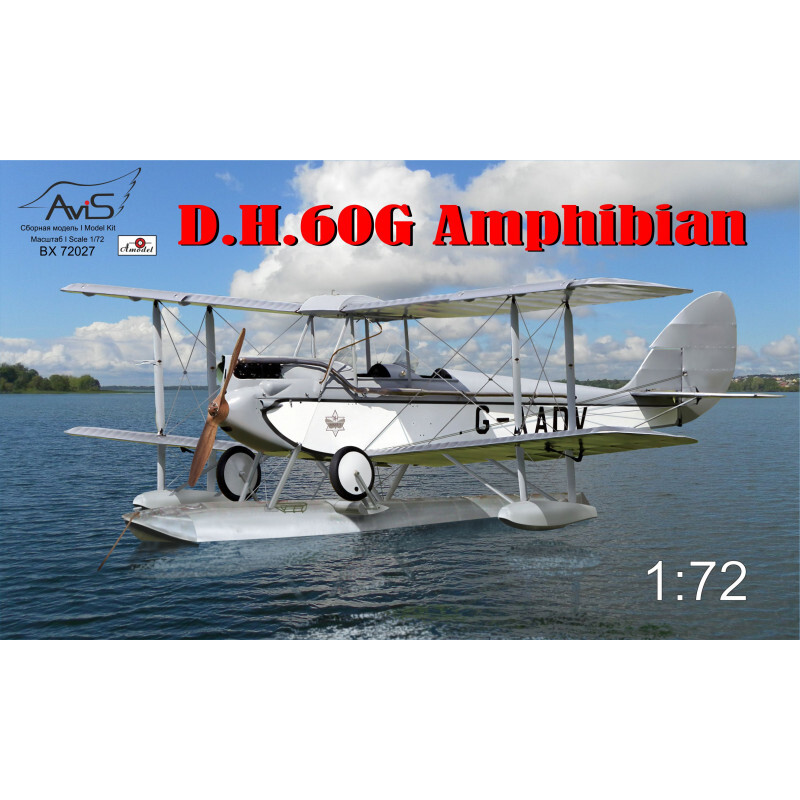 Avis 72027 Plastic Model Kit Aircraft Biplane Scale 1:72 DH-60G 
