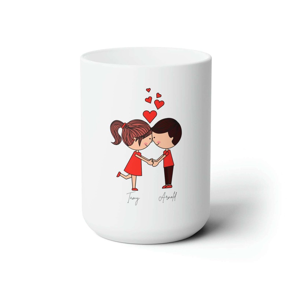 Personalized Custom Name Mugs Customized Couples Names Coffee Mugs Gift For Coup