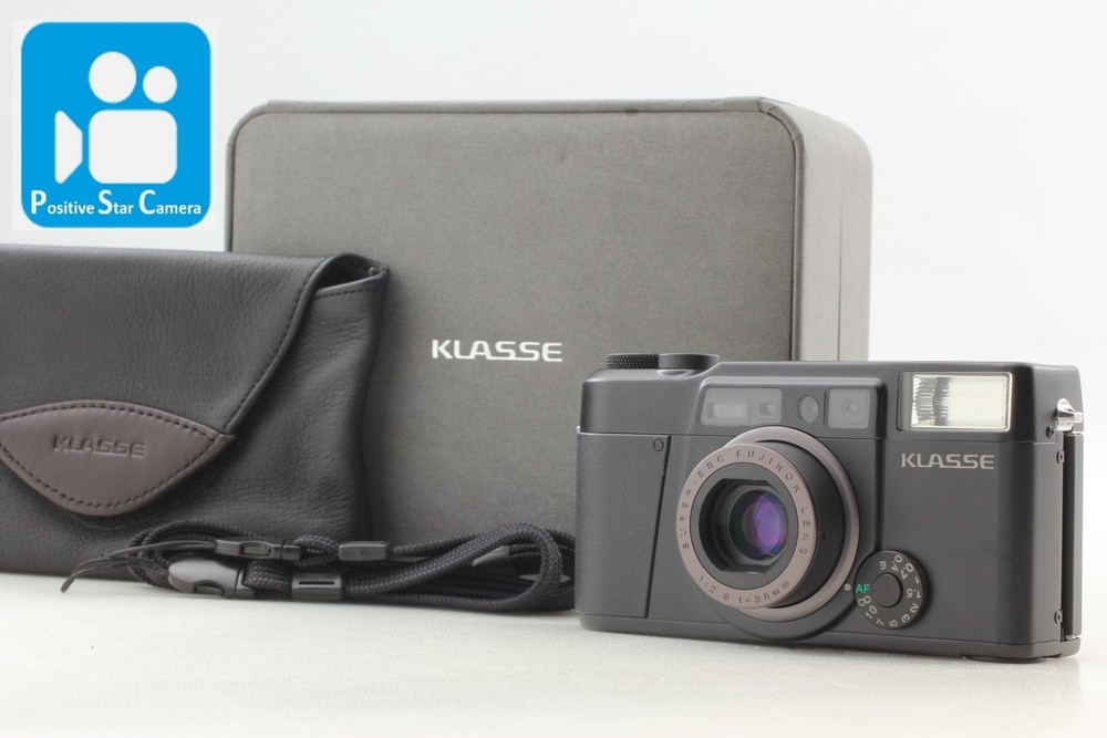🎦VIDEO👀✨Unused✨Fujfilm Klasse Black 35mm Film Camera From JAPAN