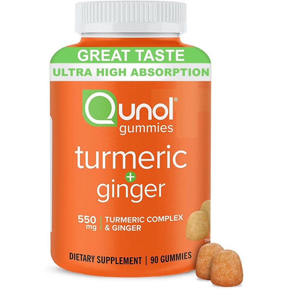 Turmeric and Ginger Gummies - Joint Support Supplement with Ultra High Absorp...