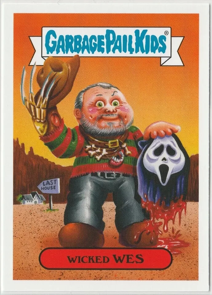 Wicked Wes #10a Garbage Pail Kids GPK 2019 Revenge of Oh the Horror-ible Card