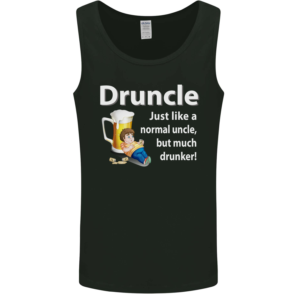 Druncle Like a Normal Uncles Day Funny Mens Vest Tank Top