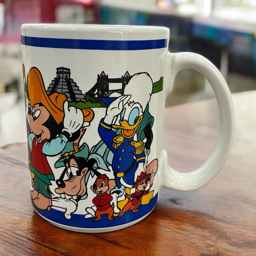 Vintage Epcot Disney World Mickey Mouse Resort Souvenir Mug Collectible Cup  