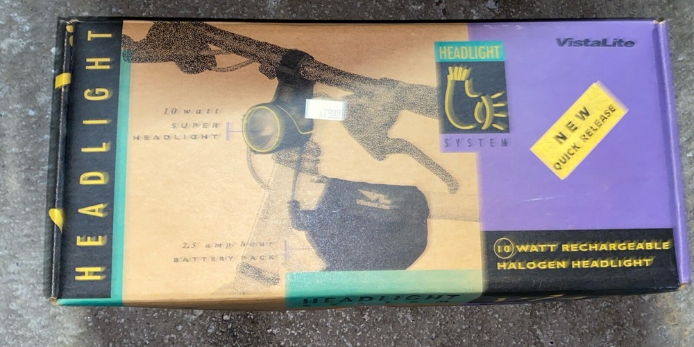 Vistalite VL420 Rechargeable Bike Headlight System with Batteries Open Box